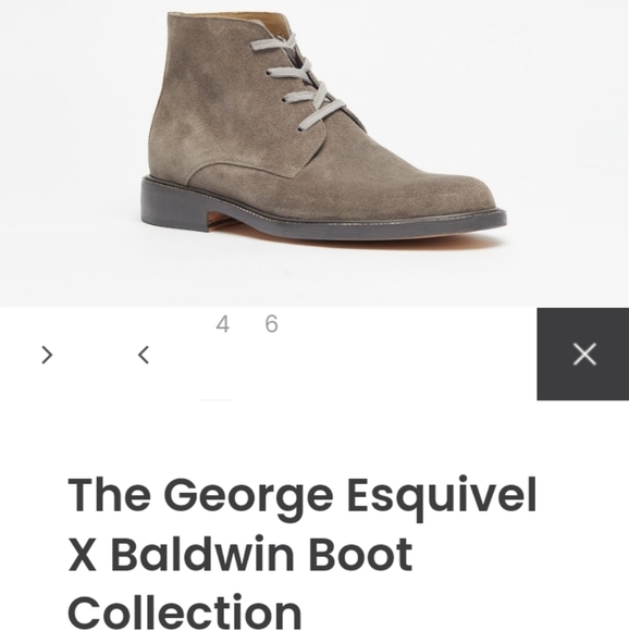 Baldwin Esquival Limited edition handmade Italian leather suede boots - Picture 1 of 9
